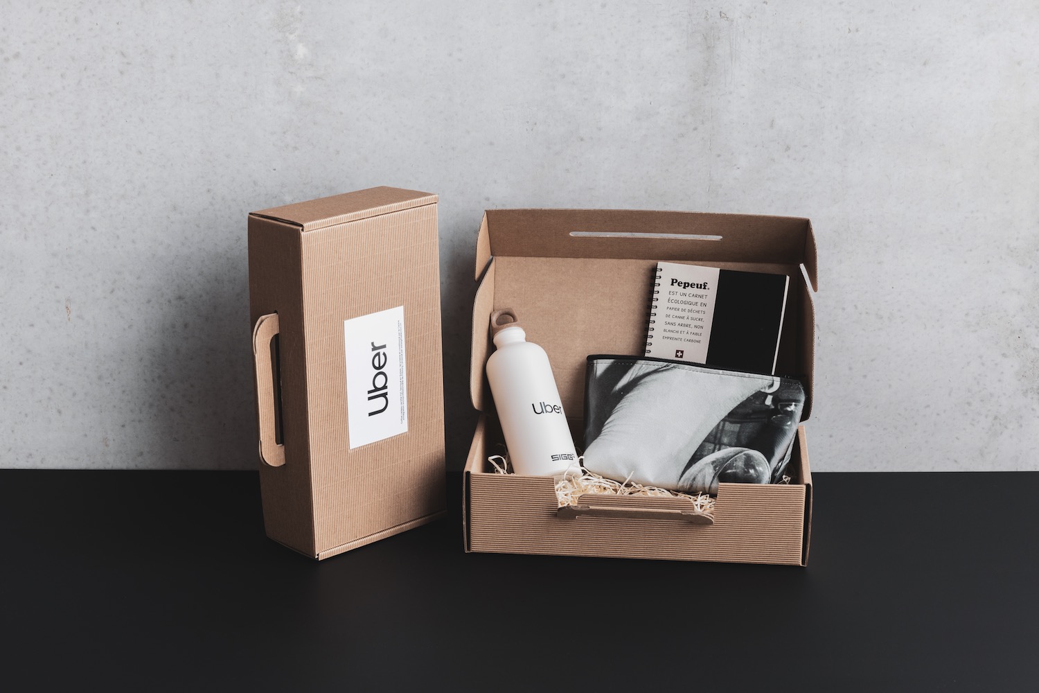 Coffret cadeau personnalisé Uber